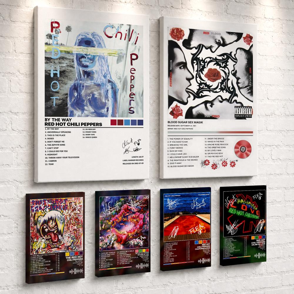 Live Rock - Póster en lienzo con marco, con