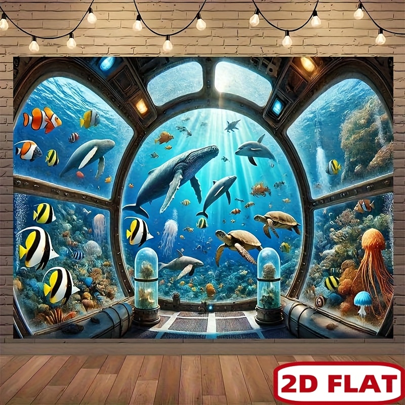 Tapiz de Tiburón Ballena con V - Ocean Aquarium reseña y precio