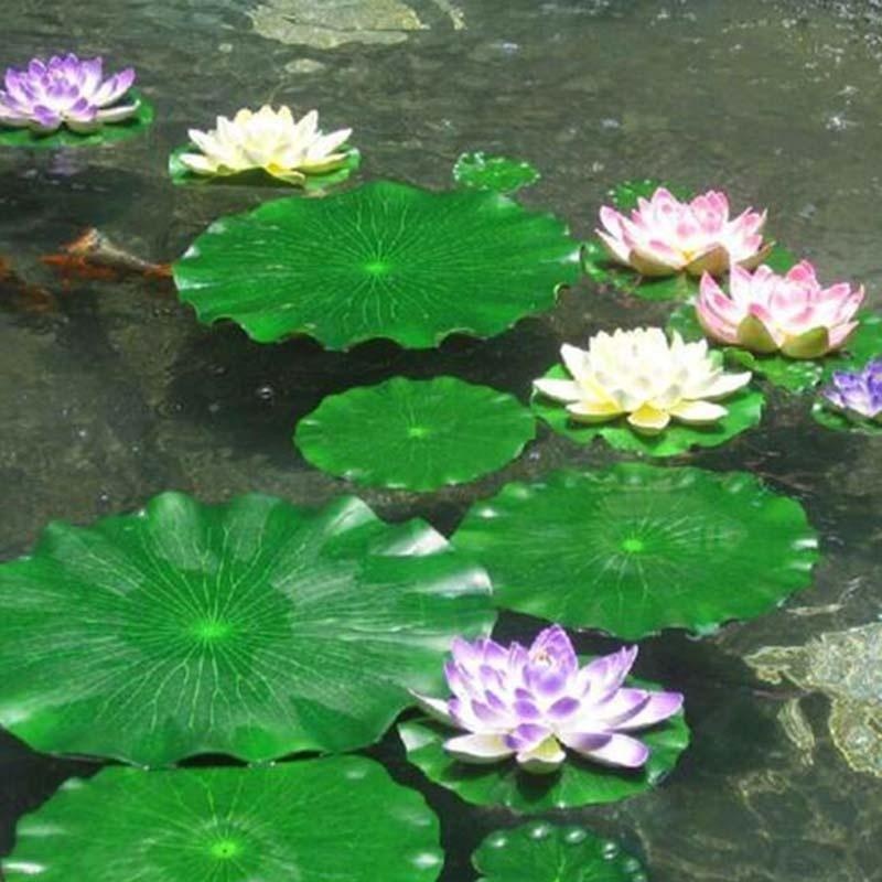 Hojas de Loto Artificiales 202 - Ocean Aquarium reseña y precio